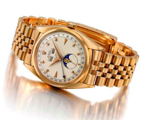 rolex moonphase 8171 auction price|A Rare Rolex Moonphase Reference 81.